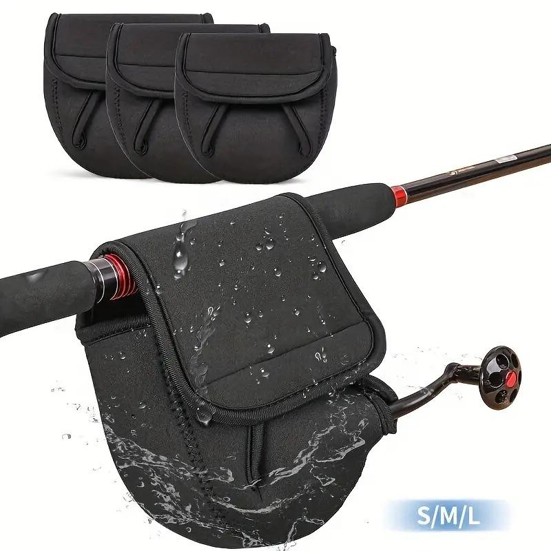 S/M/L Spinning Fishing Reel Cover Neoprene Wheel Protective Case Waterproof Reel Bag Storage Water Drop Wheel Package Outdoor