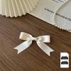 White Satin Bow Brooch Tie for Shirts & Dresses - Lolita Style Accessories