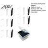 Office Whiteboard Magnet Accessories 5/6/8/10/15/20/24 Sets DIY Acrylic Fridge Kit, Square Refrigerator with Adhesive Backing, Clear Picture
