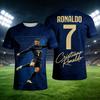 Férfi póló Női póló Fiúk Lányok Felső Felnőttek Gyerekek Szülő-Gyerek Gyorsan száradó Gyerek pólók Ronaldo 7-es Számú Foci Edzőfelső Új