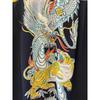 Used SUNSURF SP Edition Sunsurf Aloha Shirt Japanese Pattern Dragon Tiger Tornado Tiger sizeS Dark Blue Oriental Ska Shirt