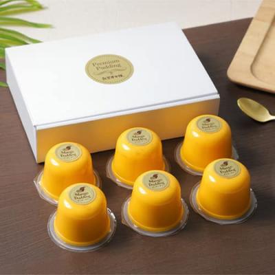 Momijiya Honpo Japon mangolu puding Premium mangolu puding 6 adet x 6'lık 1 kutu yoka ile White Day yaz hediyeleri Lüks lüks hediye puding lüks