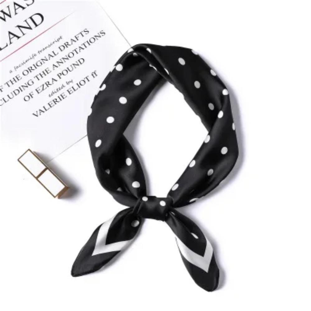 2025 Summer Luxury Brand Silk Scarf Square Women Shawls And Wraps Fashion Office Small Hair Neck Hijabs Foulard Scarves 70*70cm
