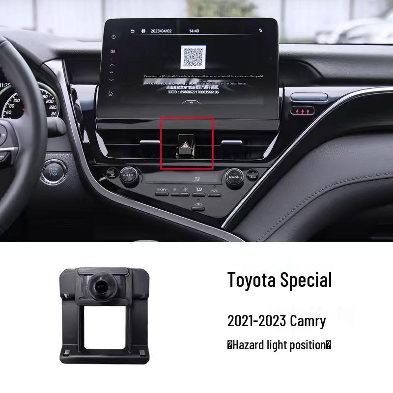 Car Phone Holder for Toyota 6th Gen Camry, Corolla, Highlander - Clip Base Accessory