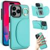 Applicable to iPhone16 mobile phone case, Samsung S24 ring card bag, anti-drop protective case, A55 lychee pattern insert card leather case.