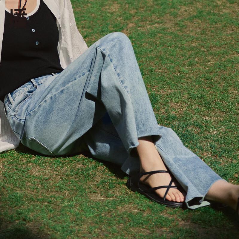 

Broadcast Women s Wide-Leg Distressed Straight Jeans XL