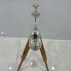 Table Lamp Candlestick Two-branched Candelabrum Candle Holder for Stand Wood And Metal Candles Fragrances