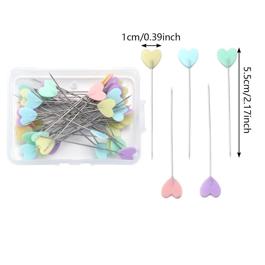 50/100 ks Krejčovské špendlíky Vyšívací patchworkové nástroje Fixační špendlík Knoflíkový špendlík Patchworkový špendlík pro šití Polohování DIY doplňky