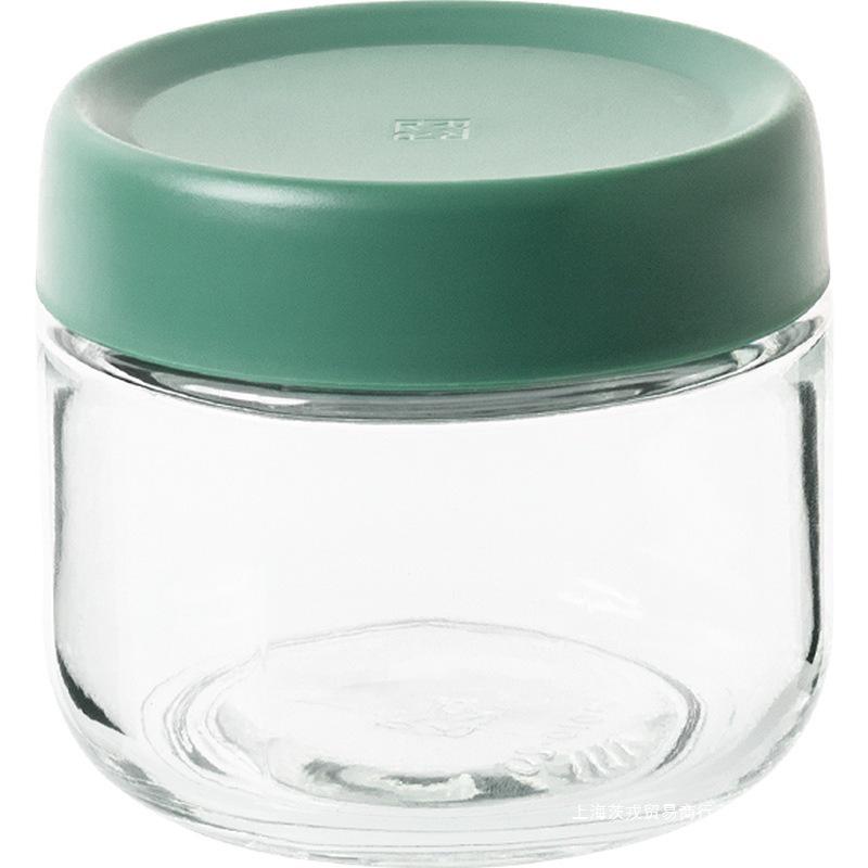 Glass Sealed Lid Container for Yogurt, Tea, Coffee, Dried Fruit, Honey, and Bird's Nest Portioning