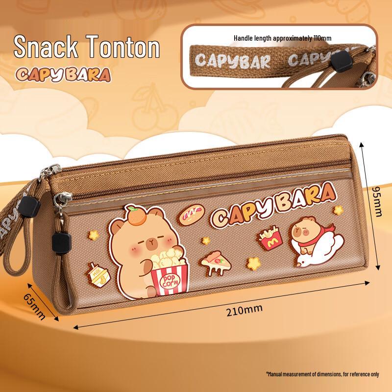 Capybara Triangle Cartoon Pencil Case
