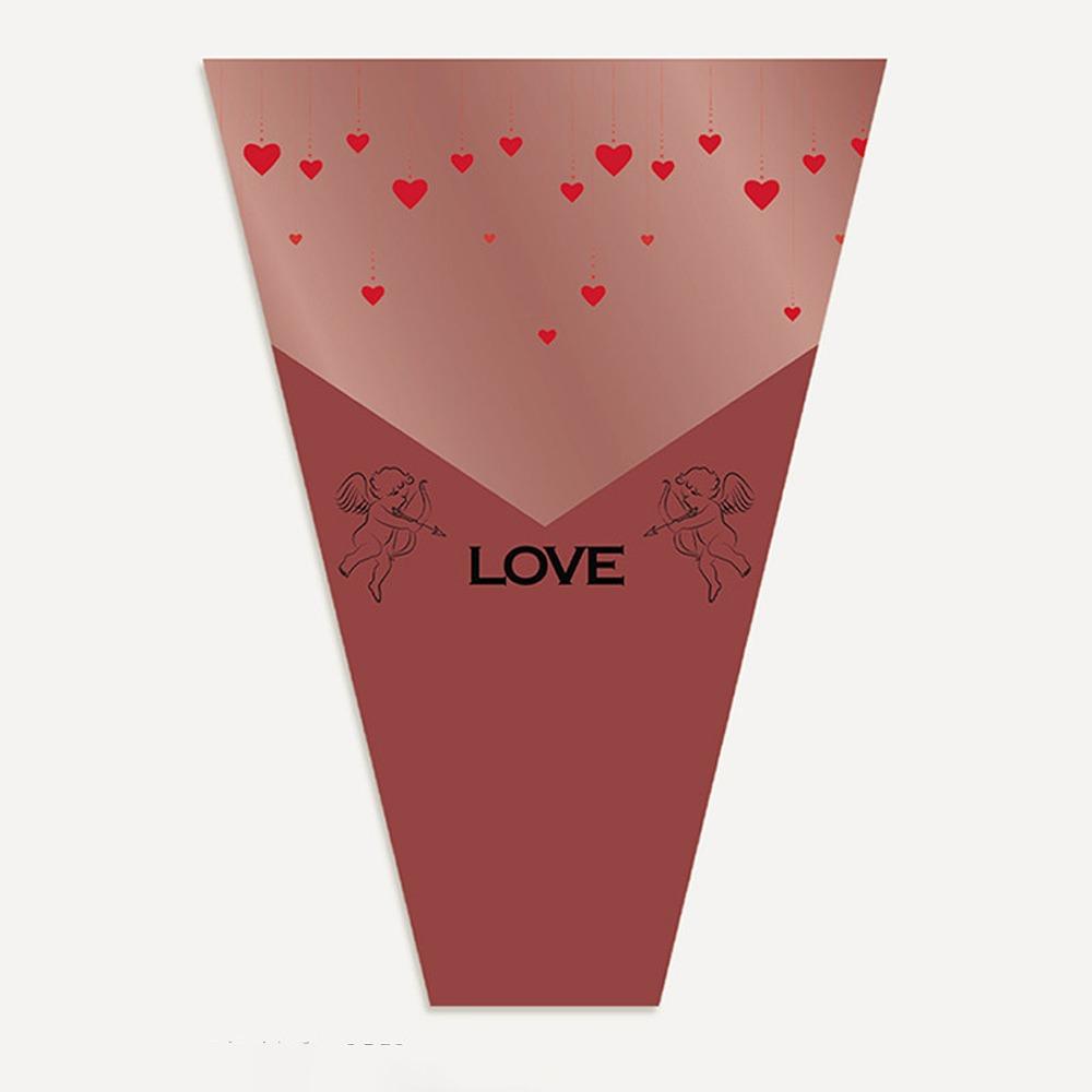 10 Pieces Transparent Flower Packaging Bags Waterproof Flower Arrangement Bags  520 Celebration