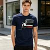Classic Style Sports Car Silhouette T Shirt Minimalist Automotive Graphic Tee Unisex Cotton Short Sleeve Racing