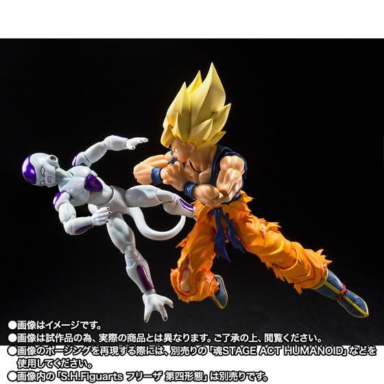 Tamashii Nations S.H.Figuarts Super Saiyan Son Goku Angry Warrior Dragon Ball Z 145mm PVC ABS Movable Figure