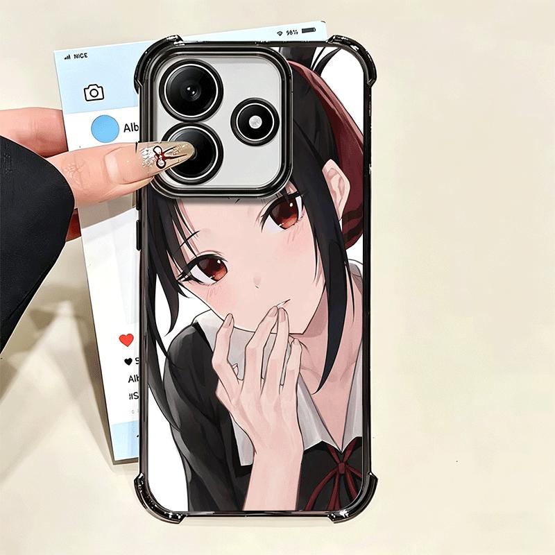 Kaguya Sama Shinomiya Soft Phone Case For Xiaomi Poco X7 X8 Pro Max X6 X5 X3 F8 Ultra F7 M8 M7 M5S Redmi 15C 15A 15 14C 13C 12C
