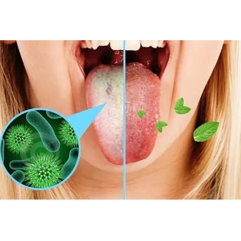 Tongue Scraper Ergonomic Stainless Steel Tongue Cleaner Brush Oral Cleaning Tool
