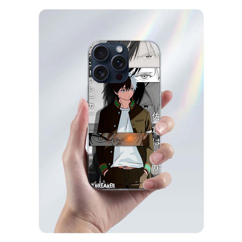 Anime Wind Breaker Sakura Clear Phone Case For Iphone 17 Air 16 Pro Max 15 Pro 14 Plus 17E 16E 11 13 12 Mini Cover Cases Fundas