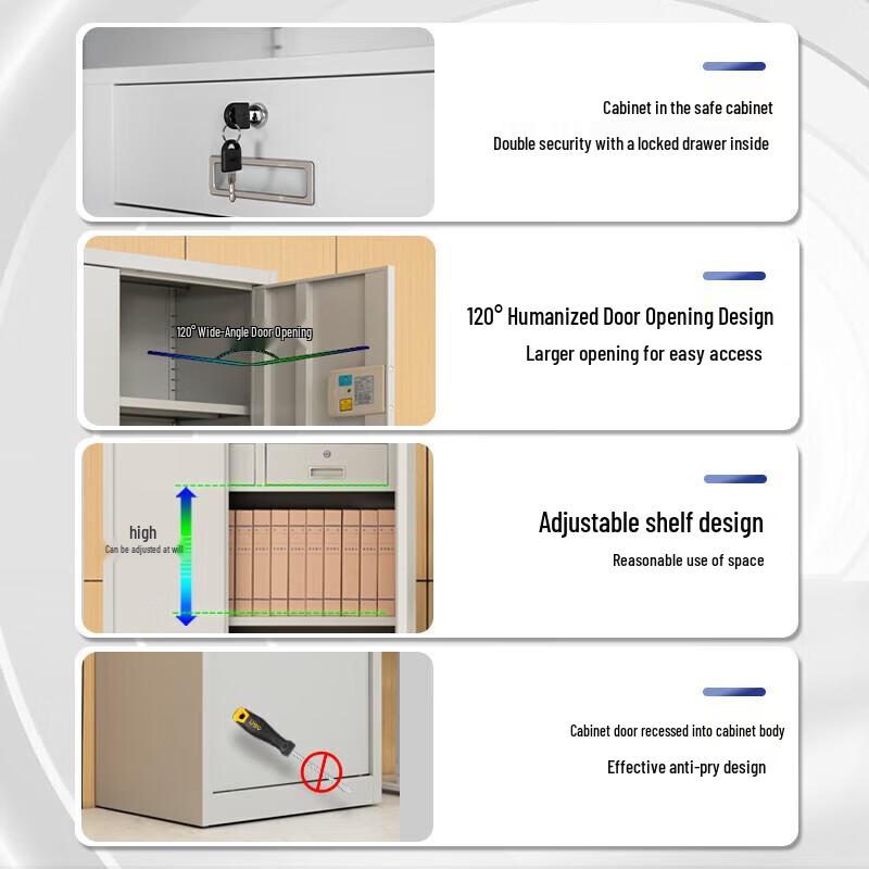 Aerospace Runpu HT-905 Fingerprint Password Security Cabinet