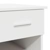 Minimalist White Computer Desk with Drawer Storage Compartments, Suitable for Living Rooms and Studies, Dimensions 90x49.5x75 Cm