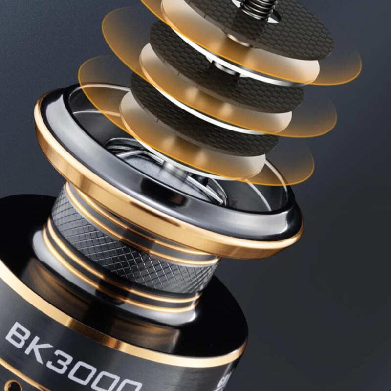 Nový přívlačový naviják pro slanou a sladkou vodu Kovová cívka Vyměnitelný pro leváky/praváky pro hladké nahazování 5.2:1 Vysokorychlostní poměr