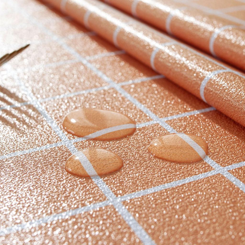 Printed Tablecloth Waterproof And Oil-Proof Leave-In Plaid Table Tablecloth Pvc Table Mat