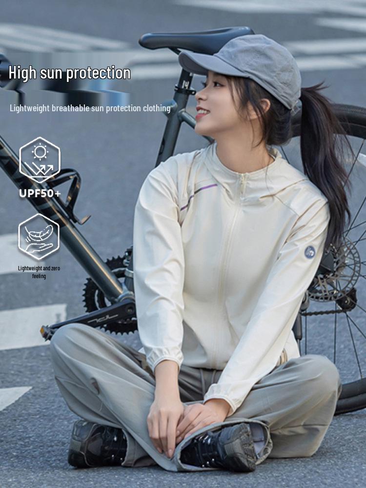Women's Summer Ice Silk Sun Protection Jacket: Lightweight, Breathable, UV-Resistant, High Elastic Fit