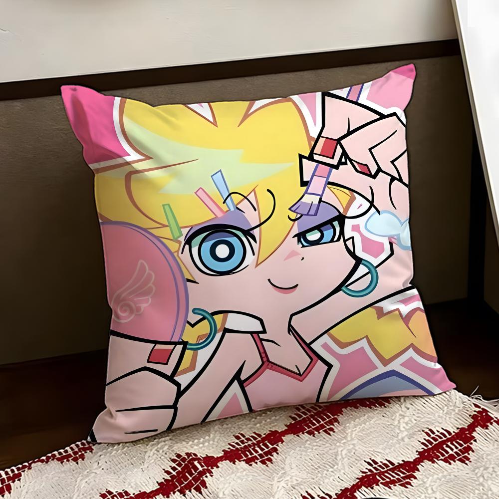 Anime Ppanty and stocking Cushion Cover Reversible Soft Durable Pillow Cover Home Car MultiScene Use for Daily Comfort
