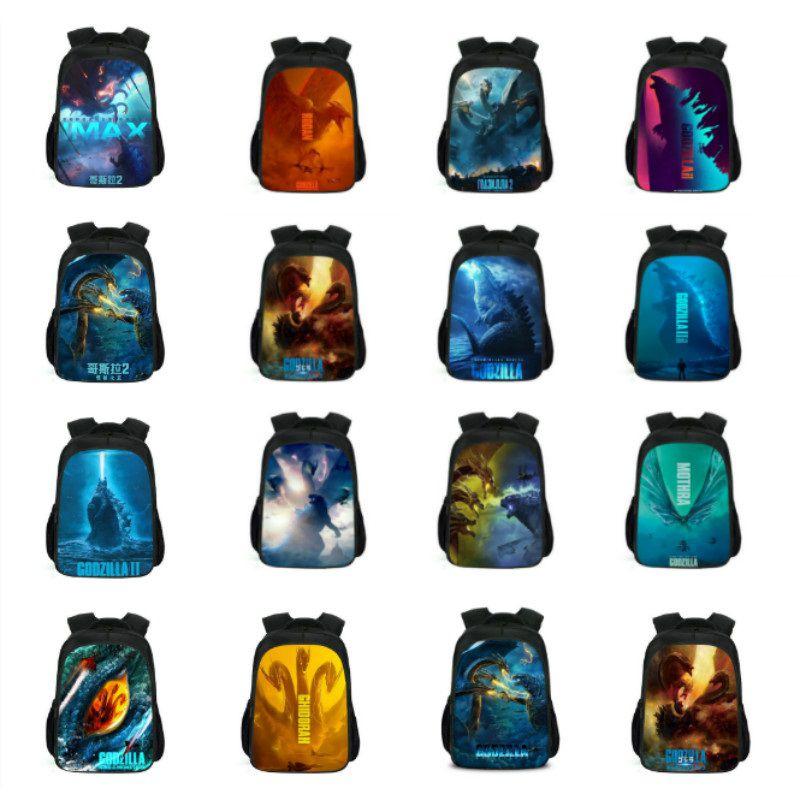 Spacious Godzilla King Of The Monsters Backpack For School Students And Kids