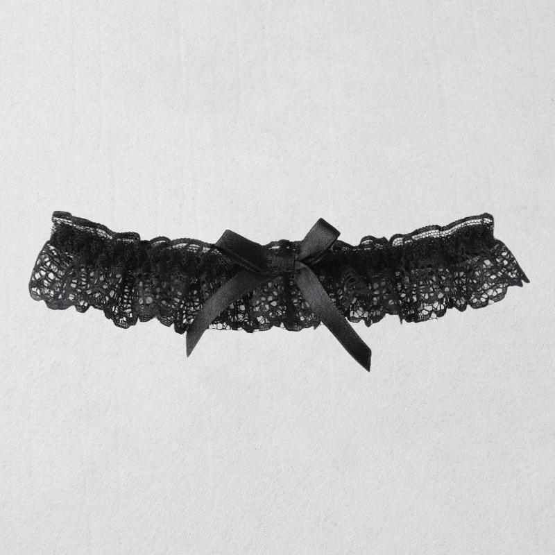 Women Sexy Bow Lace Leg Ring Lingerie Floral Garters Belt Bowknot Leg Loop Wedding Bridal Cosplay Lolita Girl Stocking Suspender