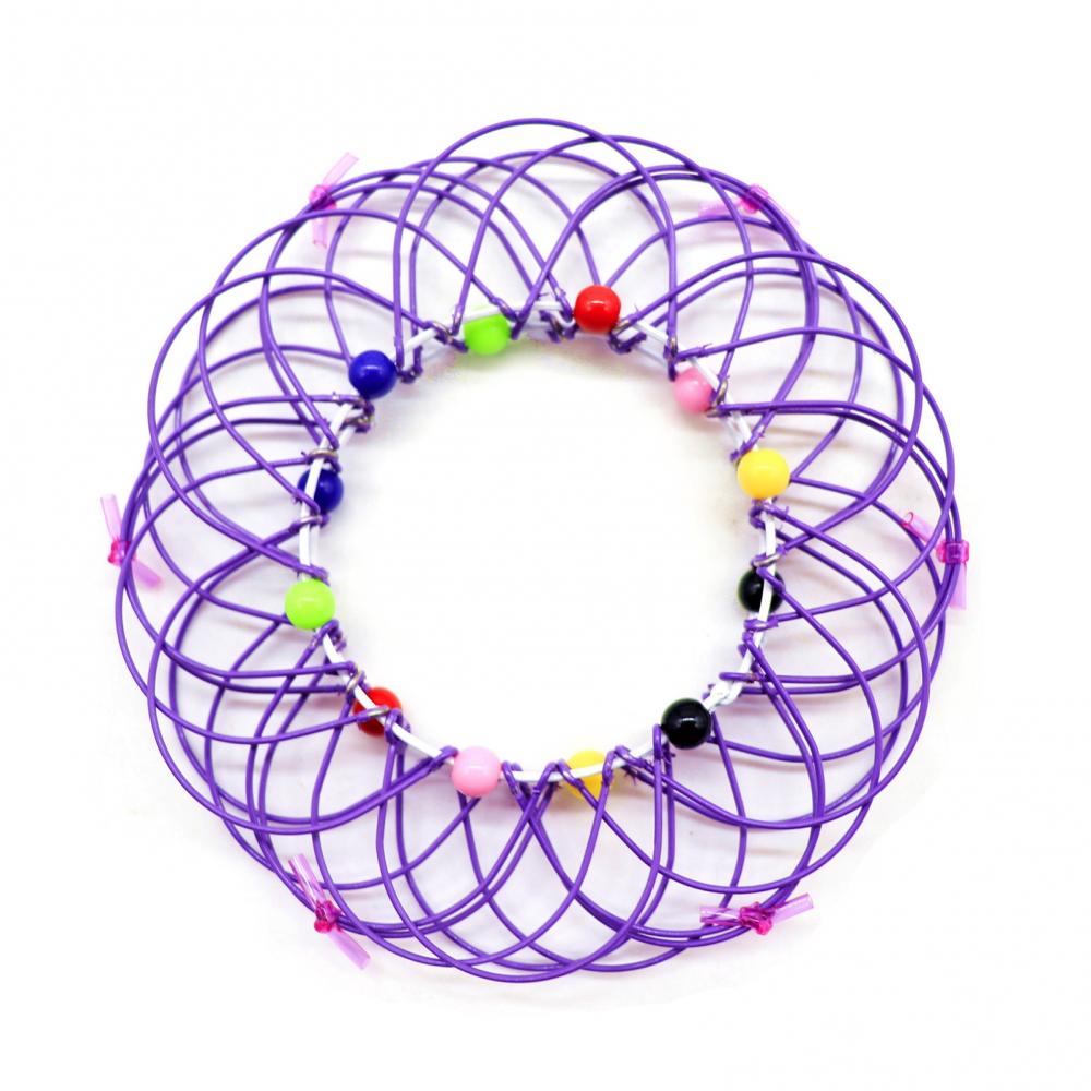 Kids Mandala Antistress Toy Adjustable Thirty-Six Variable Variety Flower Basket Iron Loop Children's Puzzle Decompression Toy