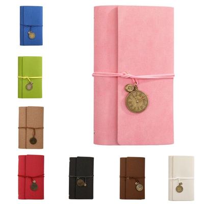 Reusable Retro Spiral Notebook 6-Hole Traveler Notebook Retro Style Stationery Gift  Travel