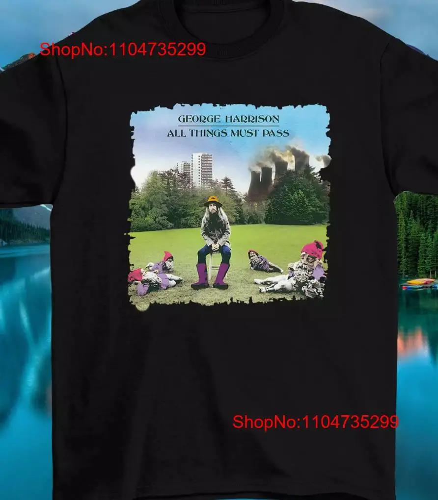 Singer George Harrison T Shirt Black Cotton Size S 5xl Vintage Stylish Casual Soft Graphic Streetwear Homme Comfortable