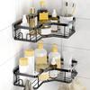 Bathroom & Shower Storage Solution Space Saving Rack Adhesive Shower Shelf Corner Rack Efficient & Functional Shelf