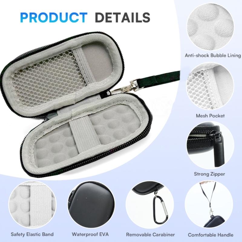 Water Resistant Shockproof Travel Storage Bag Carrying Pouch Case for Heart Rate Monitor Accessories During Outdoor Use