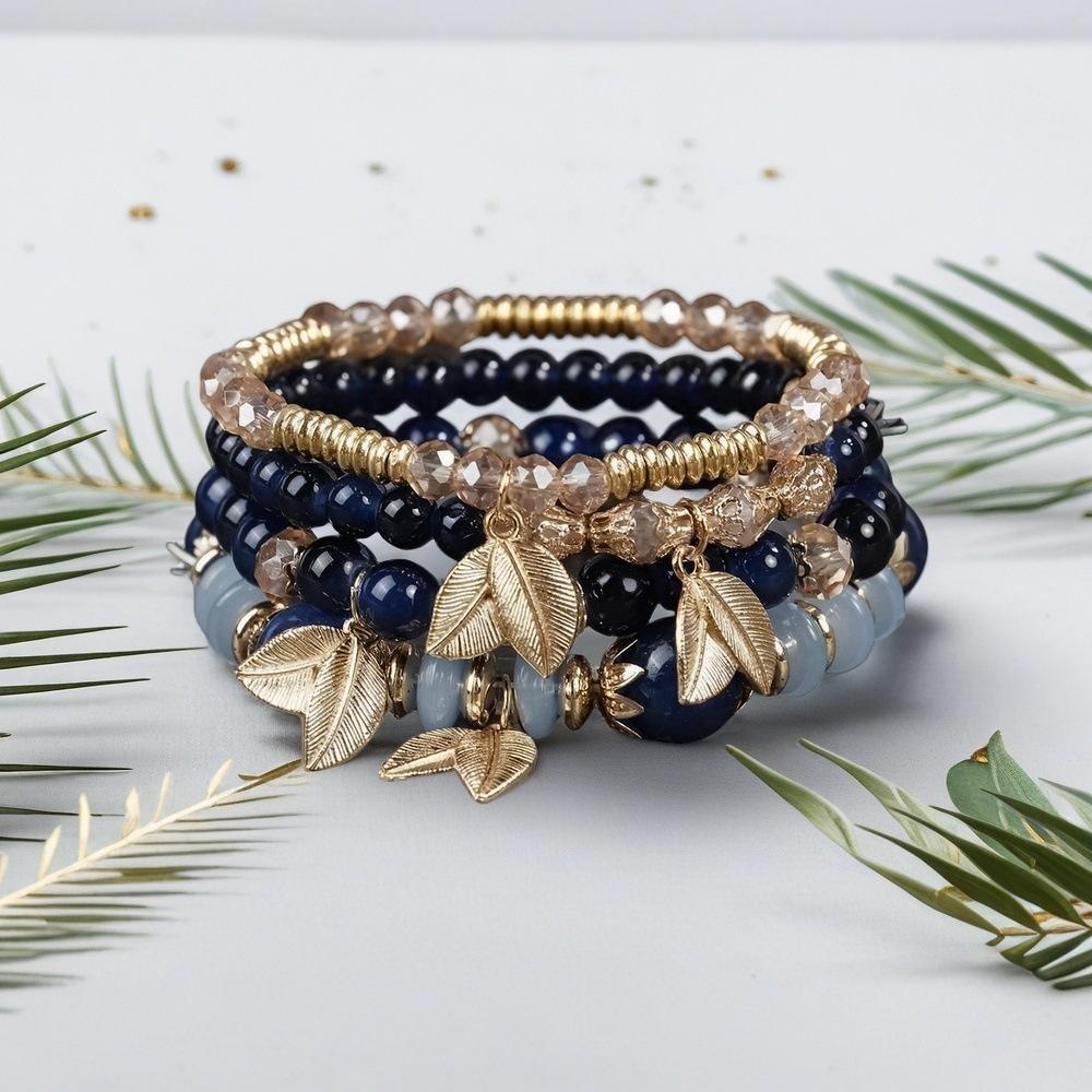 JYL TS Bracelet Elephant Glass  Bohemian Style Enhances Strength & Grace