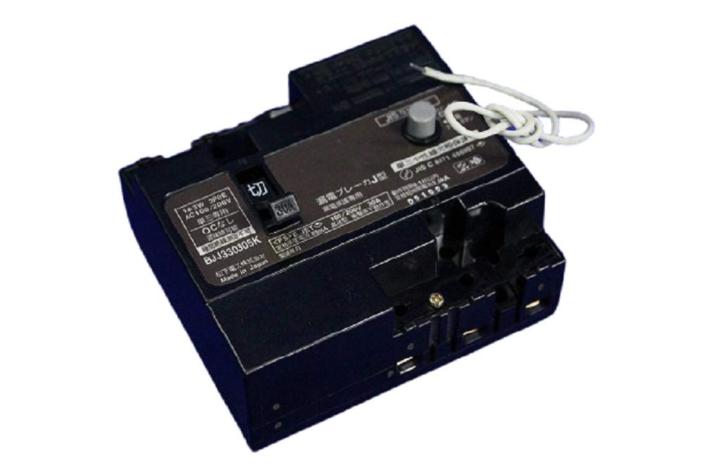 

Panasonic Earth Leakage Breaker J Type JIS Compatible Type AA Neutral Wire Phase Loss Protection Included Neutral Pole 2 Screw Product 3P0E Single