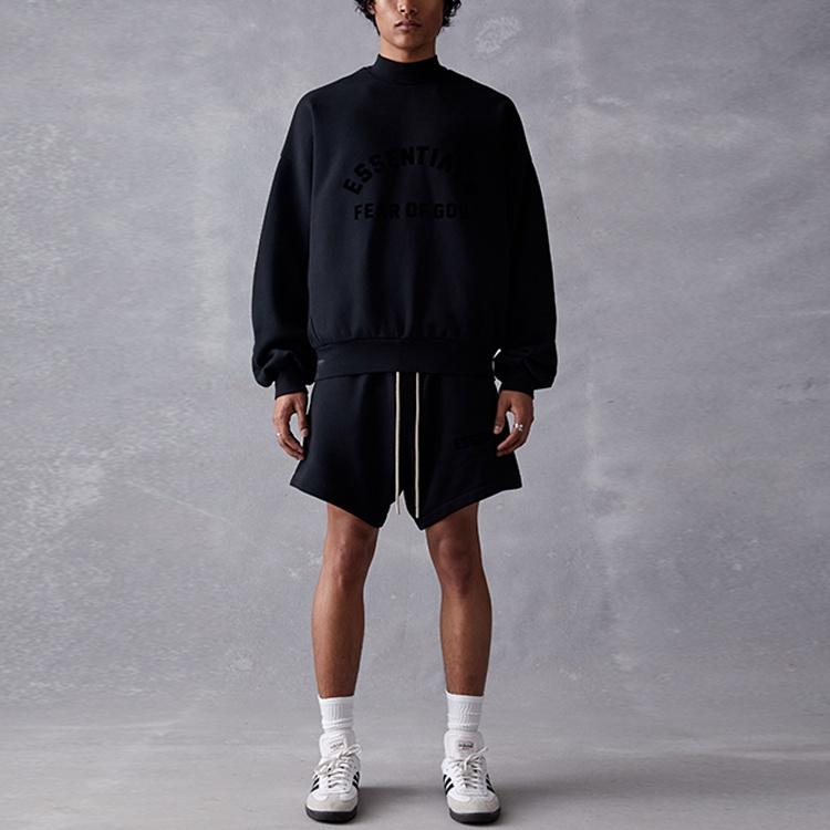 Fear of God Essentials SS23 Crewneck 'Jet Black' Men's 192SP232040F