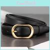 Fashion Minimalist Women Belt With Metal Pin Buckle For Business Leisure And