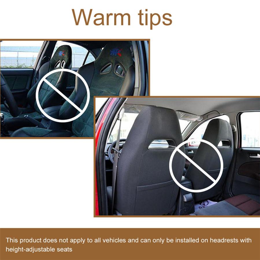 

1Pcs Car Seat Headrest Pillow Neck Rest Cushion Support Pad Beige Accessories