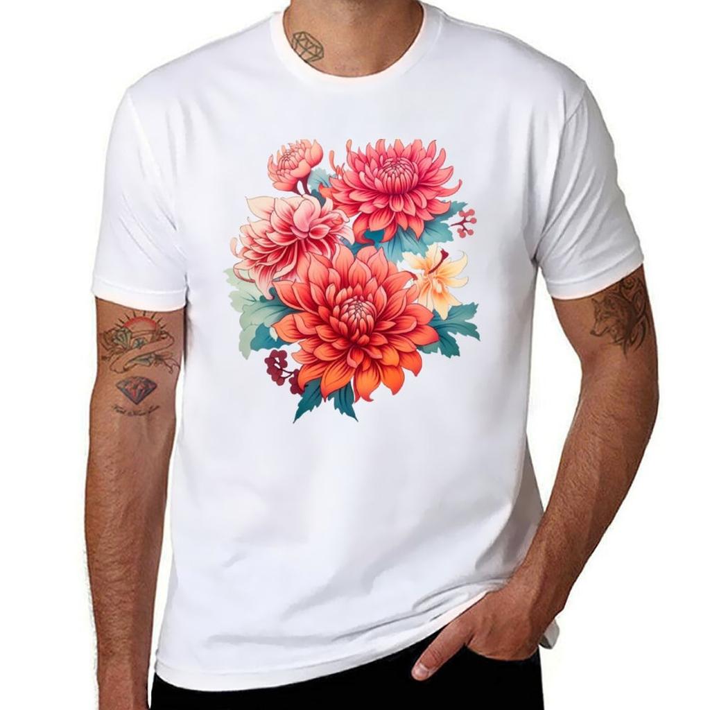 Dahlias Graphic G1 Tshirt Funny T Shirts Dark Humor Tshirt