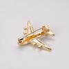 Pin Enamel Jewelry Shiny Cartoon Airplane Brooch Elegant Badge Handbag Sweater Suit