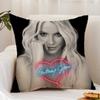 B-Britney J-Jean Cushion Cover Premium Comfort Reversible Pillow Cover - Dual - Use Design for Home & Car