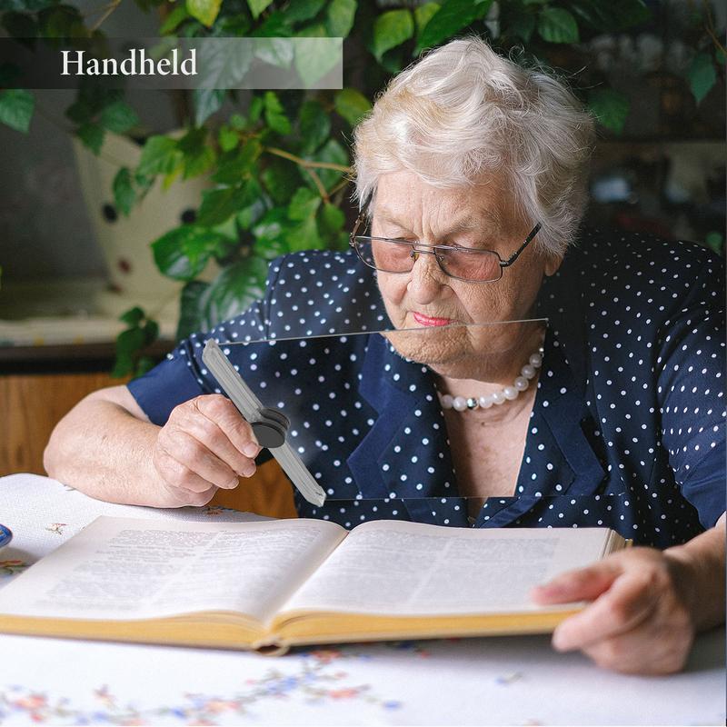 Portable Hands-Free Neck Wearing Page Magnifier Full Book Magnifyings Glass Reading Aid Magnifier For Reading Sewing For Home