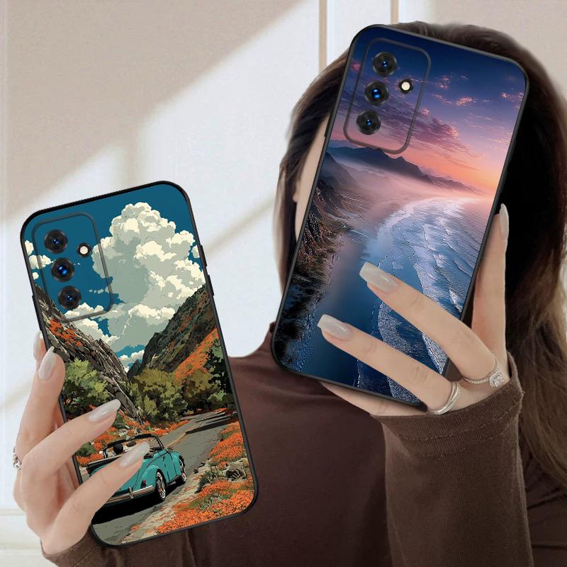 Tropical Seaside Beach For Samsung S20FE S21 22 23 FE 24 Plus 25 Ultra Galaxy M23 32 34 35 52 53 54 55 silicone soft phone case