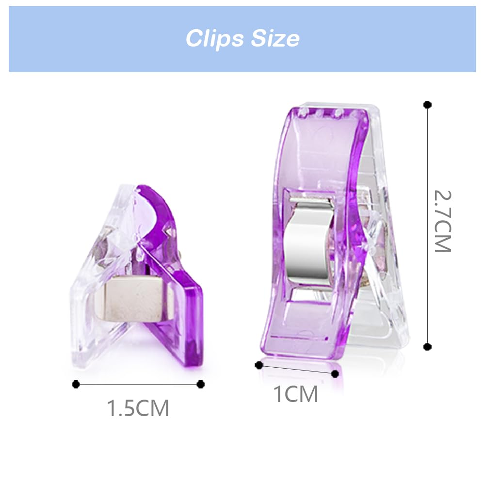 Quilting Sewing Fabric 200 Multipurpose Sewing Quilting and Craft Sewing Assorted Plastic Embroidery Clips for Crafts Clips, Clips, Pieces, Clips,