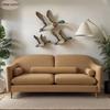 3Pcs Mallard Duck Wooden Wall Decor, Flying Duck Wall Art for Rustic Home Decoration