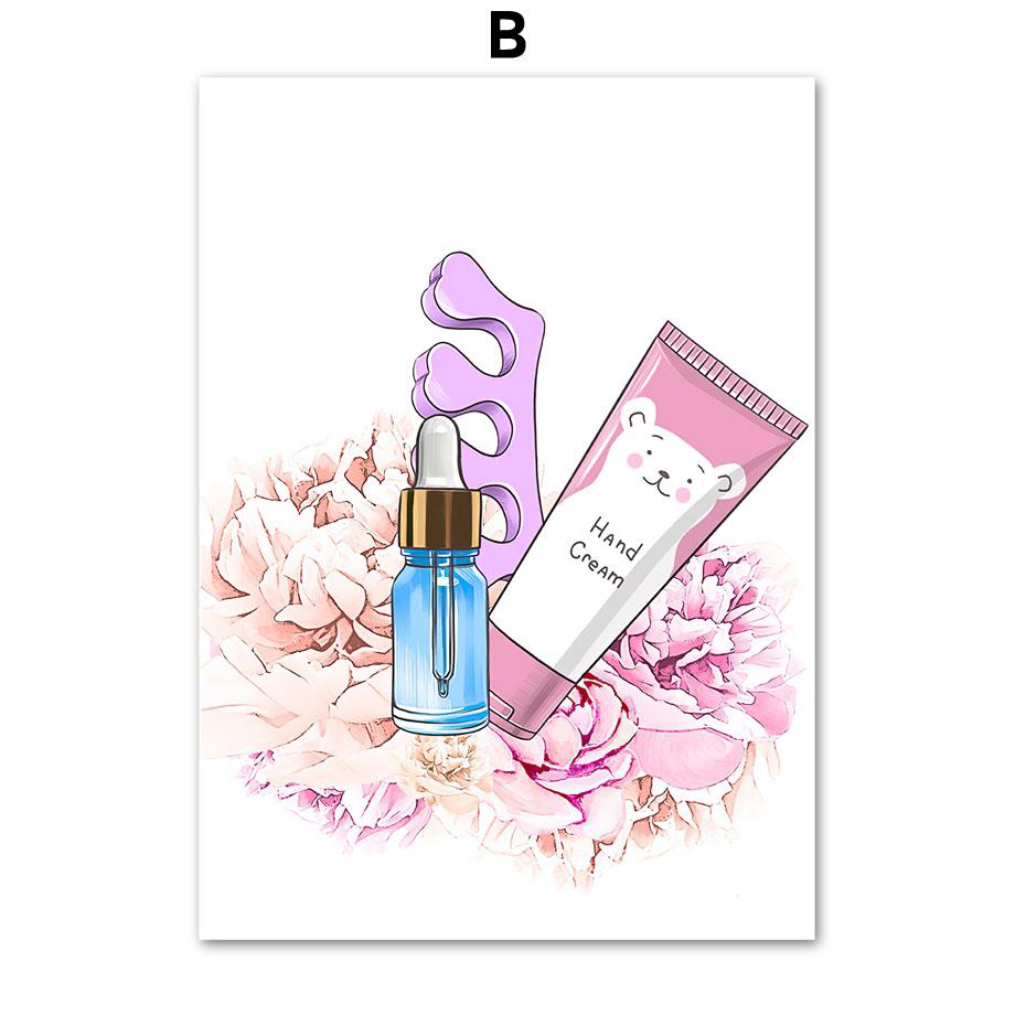 Nagel Salon Studio Galerie Nordic Poster Luxus Lange Nagel Wand Kunstdruck Leinwand Malerei Schönheit Decor Bilder Für Wohnzimmer