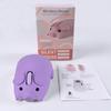 Cute, quiet, 2.4GHz wireless Bluetooth mouse in a piglet design. Connects to two devices simultaneously. Cordless with USB receiver. Compatible with