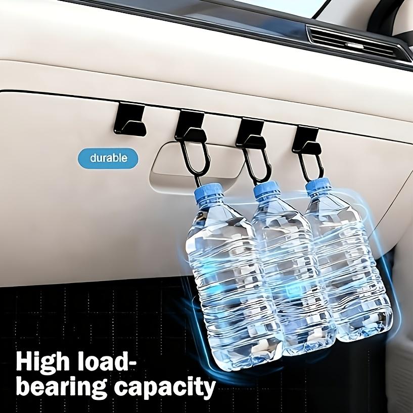 4Pcs Car Glove Box Organizer Hooks, Black Small Storage Hooks, Convenient Utility Hooks, Car Storage Hooks