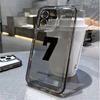 Applicable To iPhone11/11 Mobile Phone Case Apple 11 11Pro Soft Case Xr Xsmax Transparent Lucky Number 1