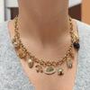 Y2K Cute Fruit Strawberries Cherries Avocados Lemons Charm For Women Stainless Steel Gold Color Pendant DIY Making Accessories